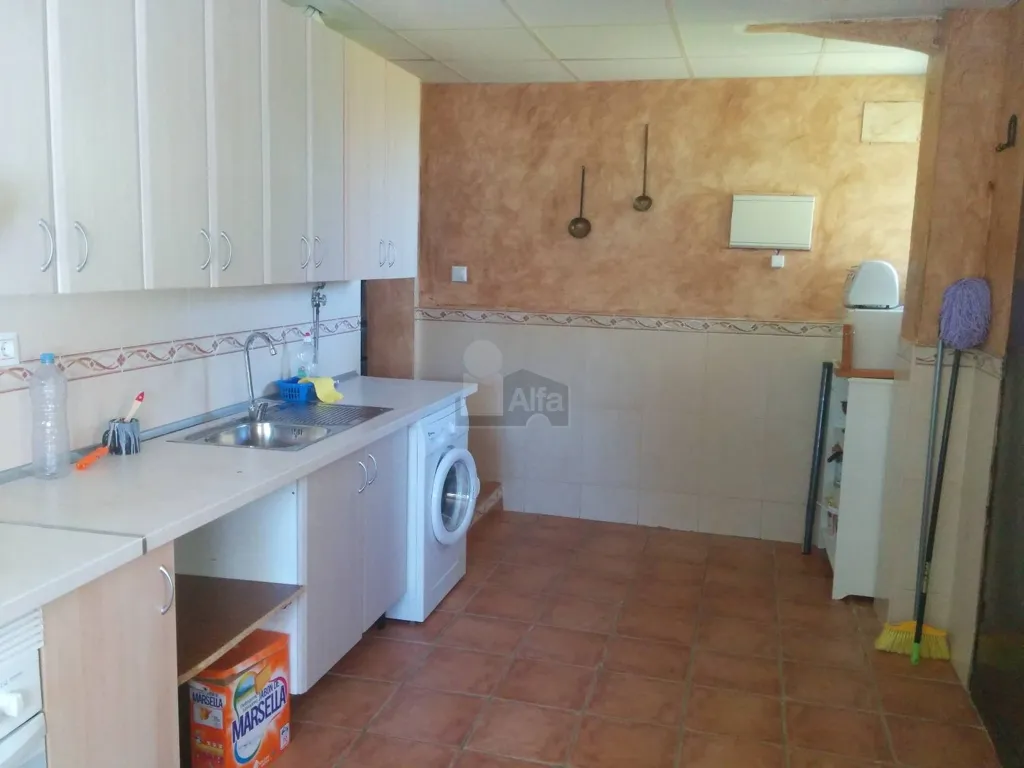 Buanderie - Chalet with Pool in Navas del Rey
