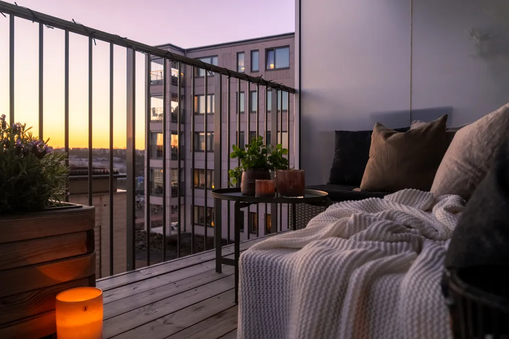 Balcone - Modern Two-Bedroom Flat with Balcony in Skåne