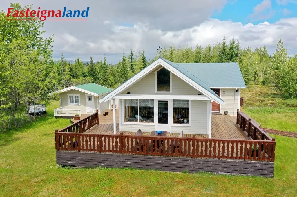 Õhuvaade - Summerhouse with Pool in Selfoss