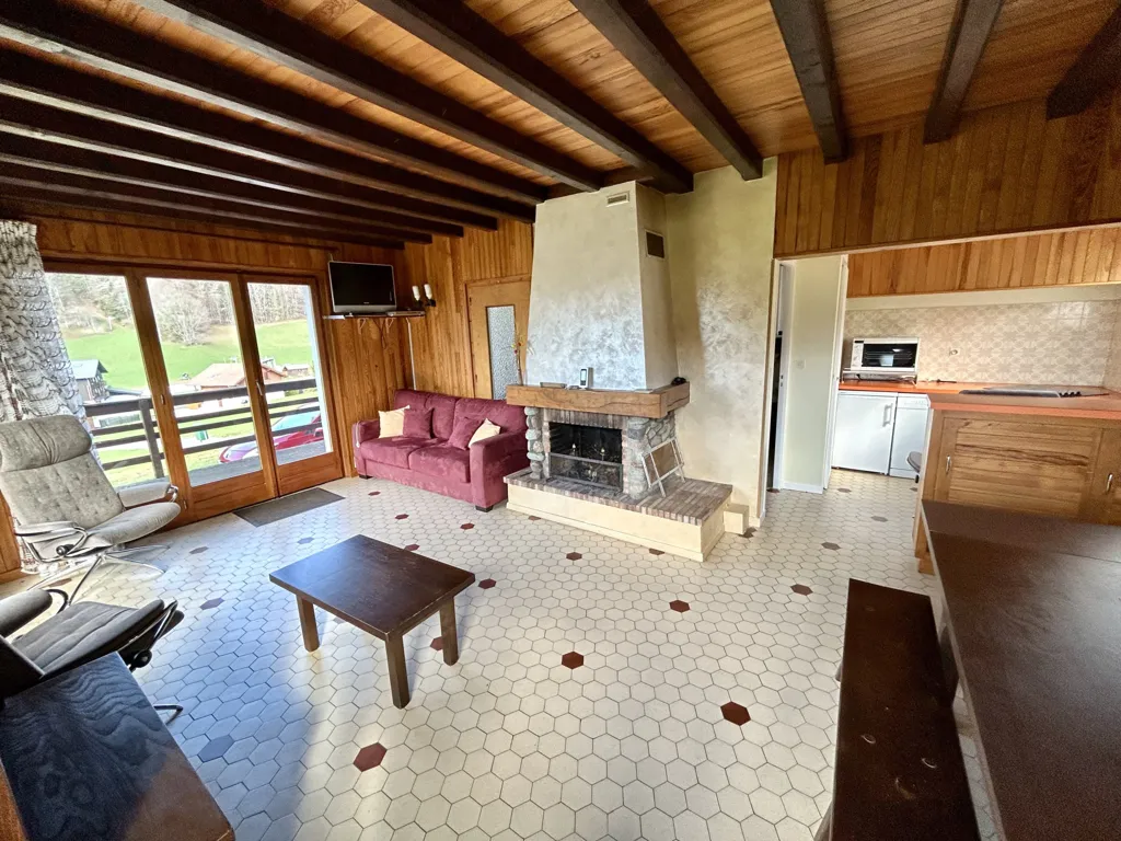 Séjour - Chalet avec Balcon près des Pistes de Ski