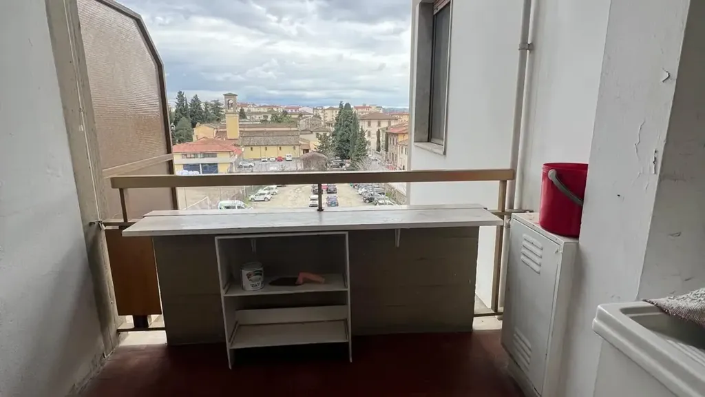 Balcon - 6-Bedroom Apartment with Garden View in Florence