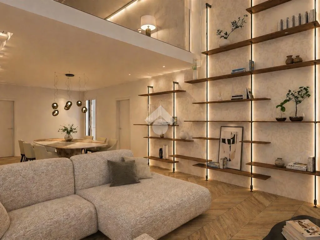Living Room - Contemporary Villa with Private Garden in Parma