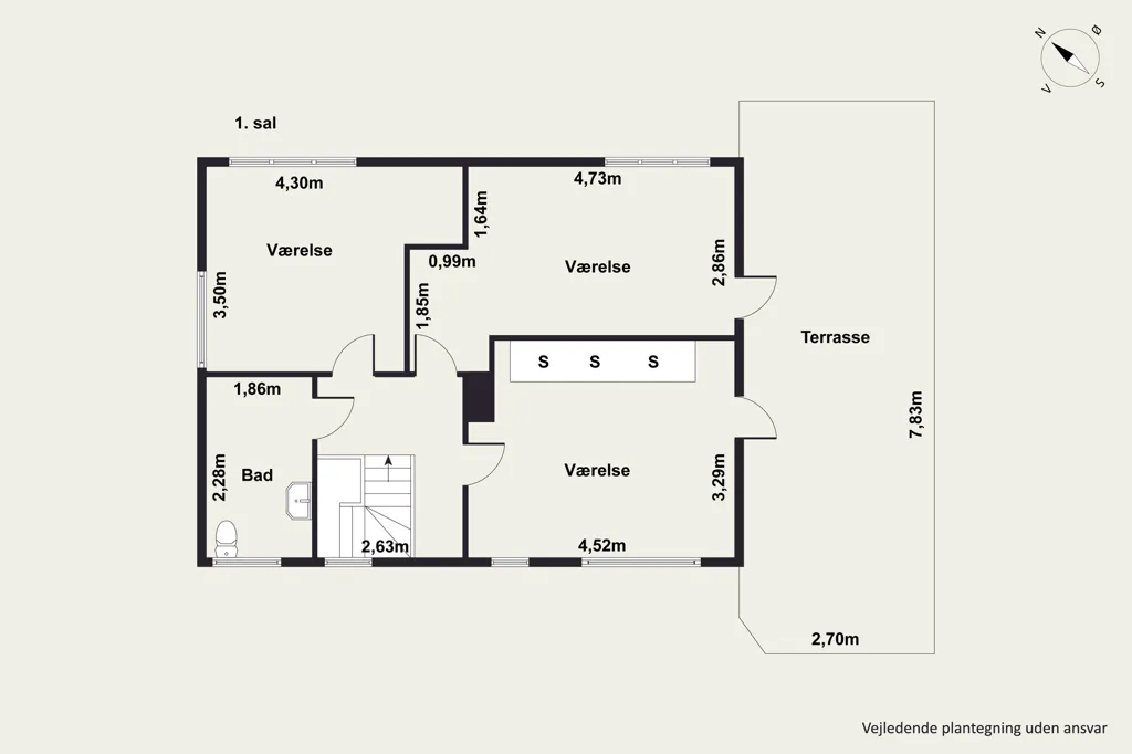 Plan - Villa with Sea View in Ålsgårde