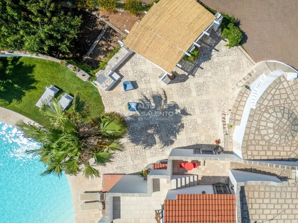Aerial - Renovated Villa with Pool near Ostuni