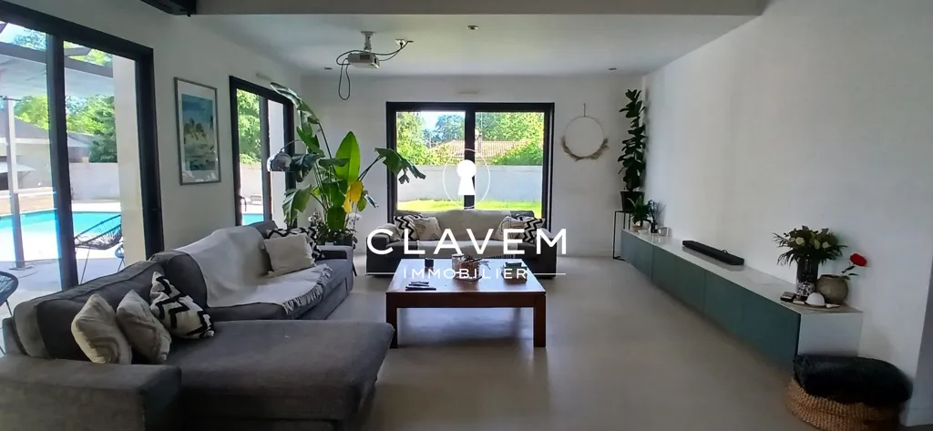 Séjour - Villa contemporaine avec piscine à Saint-André-de-Cubzac