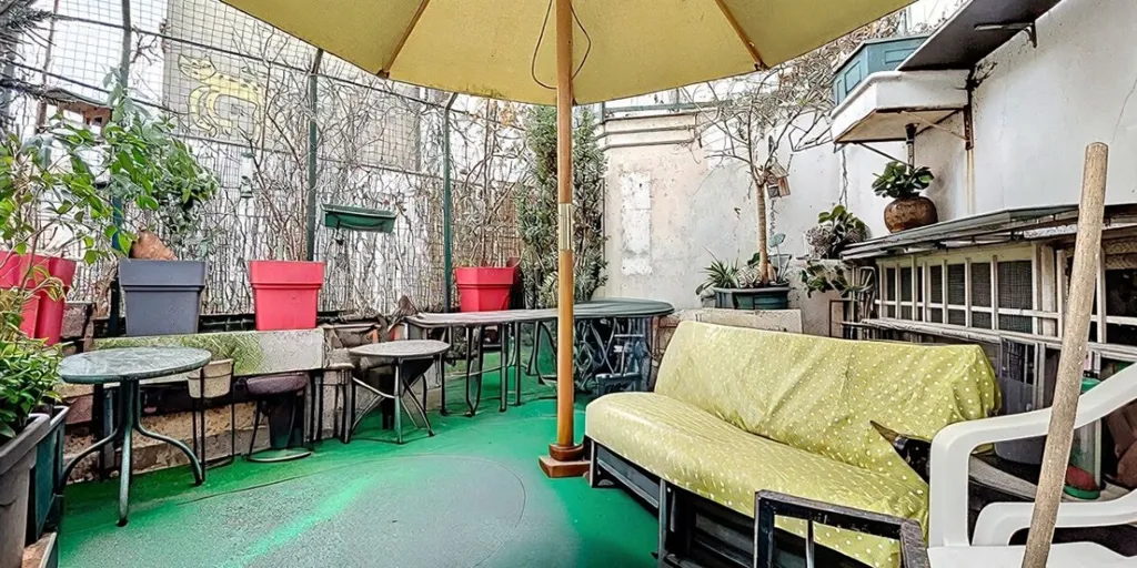 Terrasse - Maison mixte avec terrasse à Elsene