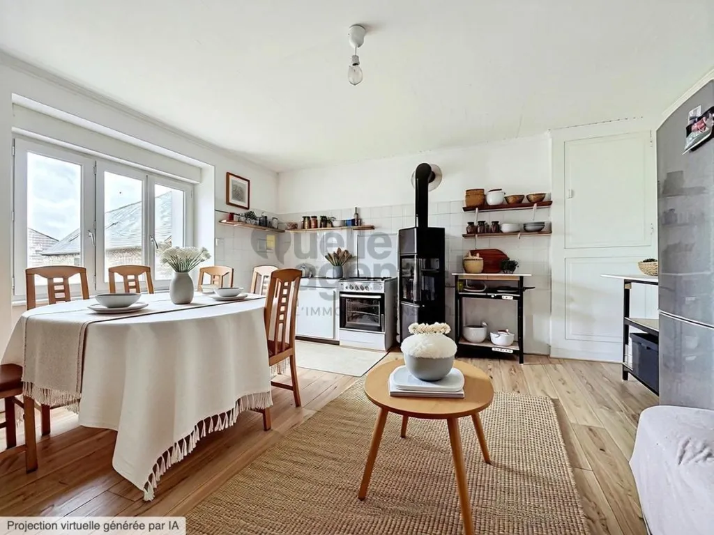 Söögituba - Charming Sea View House in Plouhinec