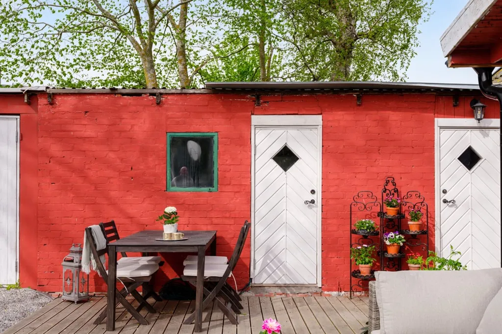 Terrasse - Charmful Brick Villa with Garden in Grönby