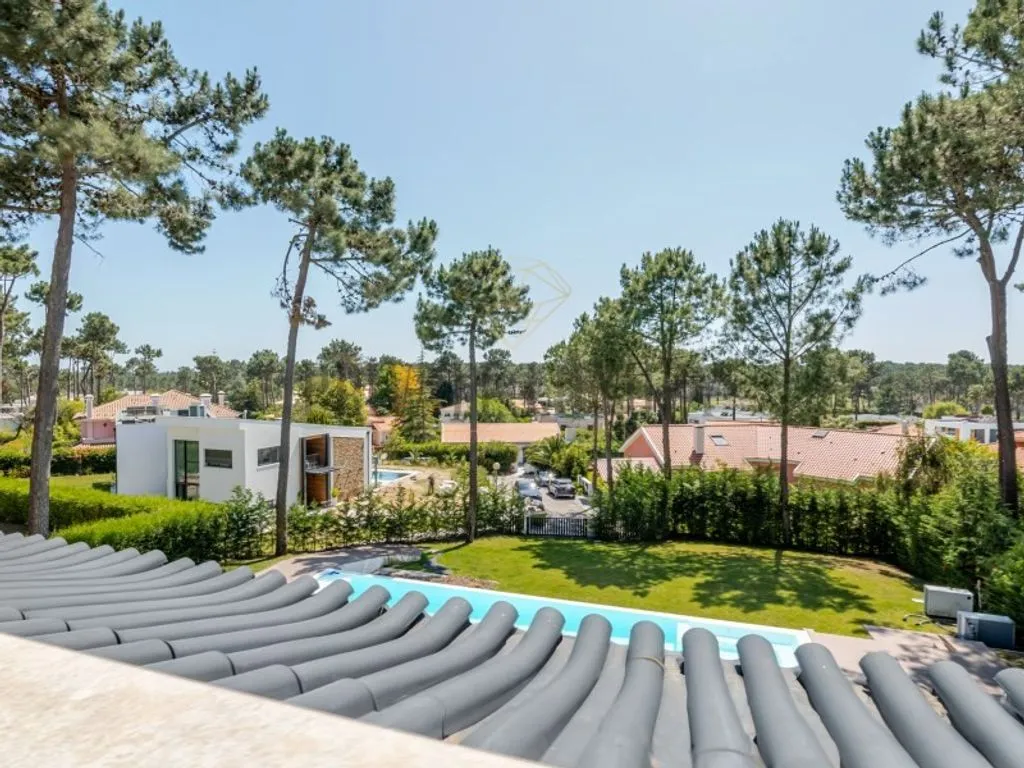 Aerial - Luxury Villa with Pool in Herdade da Aroeira