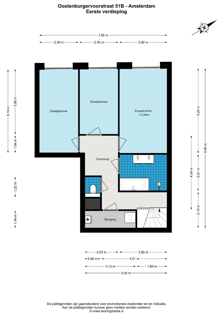 Plan - Maisonette with Garden in Amsterdam