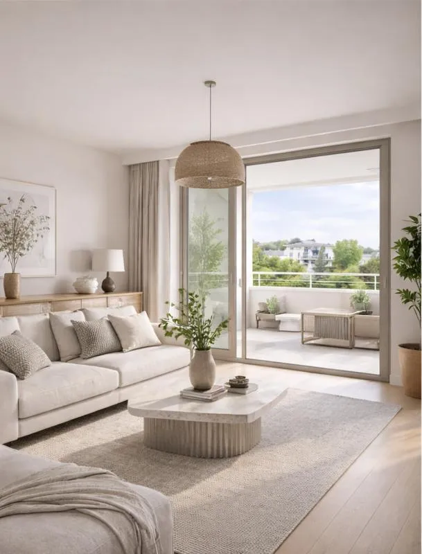 Séjour - Appartement 5 Pièces avec Double Terrasse à Bry-sur-Marne