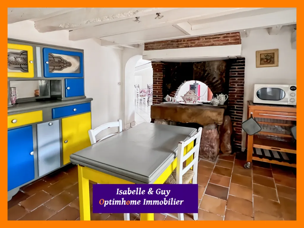 Kitchen - Two-Home Estate with Large Garden in Eure