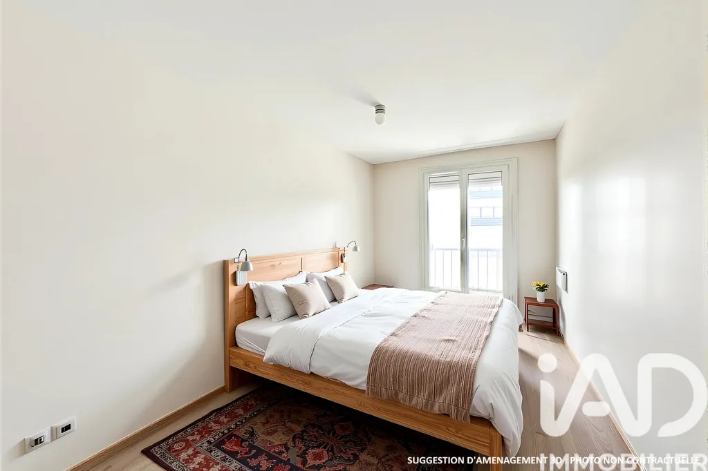 Chambres - Duplex 4 Pièces avec 2 Boxes à Montmagny
