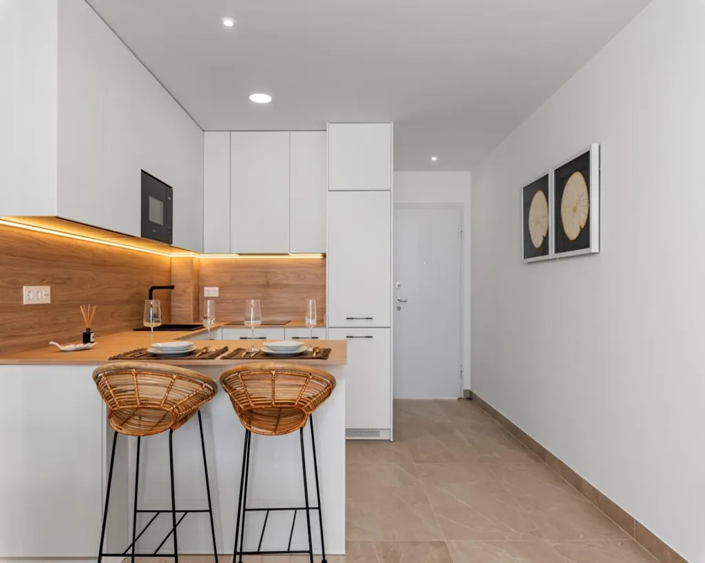 Köök - Apartment with Terrace in Benijófar