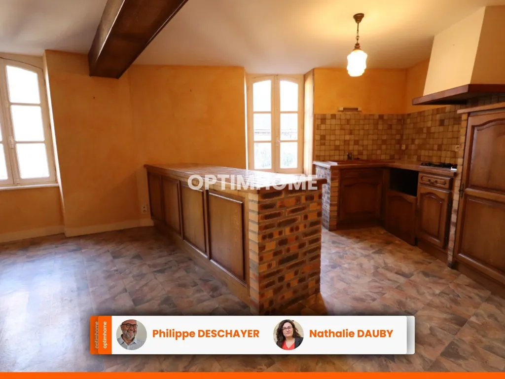 Kitchen - Historic House with Commercial Space in Magnac-Laval