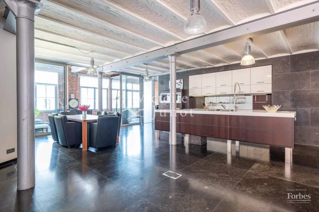 Cuisine - Loft 2 Chambres avec Parking à Bruxelles