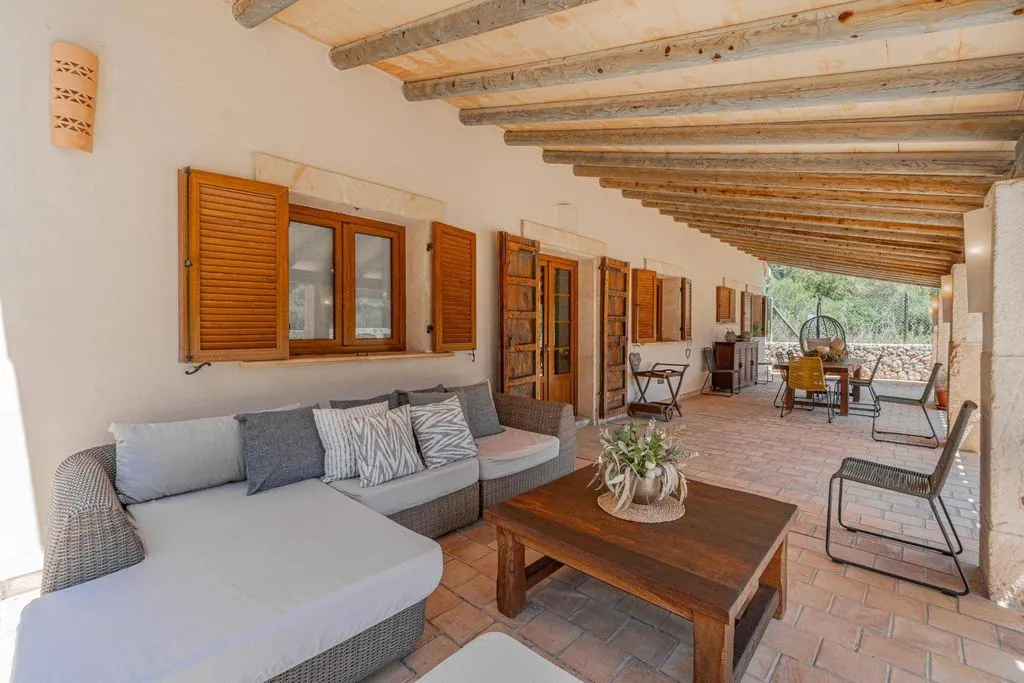 Terrace - Luxury Farmhouse with Pool in Calvià