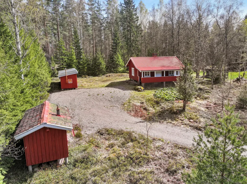 Vista aerea - Holiday Home with Lake View in Åmål