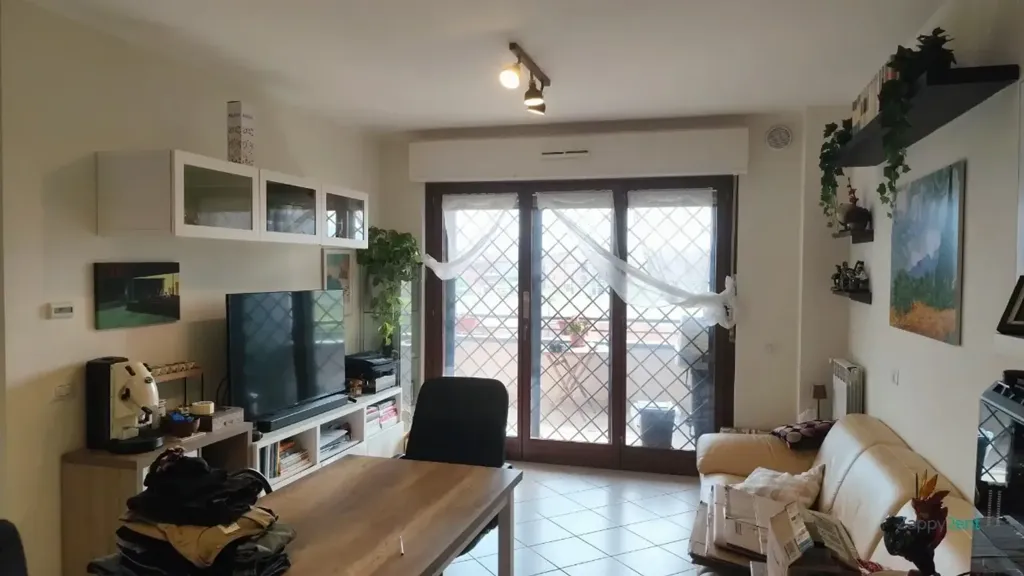 Séjour - Armed Studio with Balcony in Rome