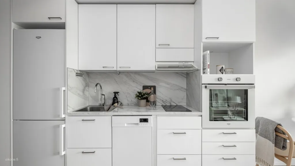 Cuisine - Compact Apartment with Sea View in Leppävaara