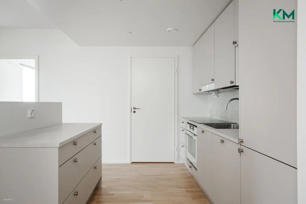 Köök - Modern Apartment with Balcony in Turku Station North