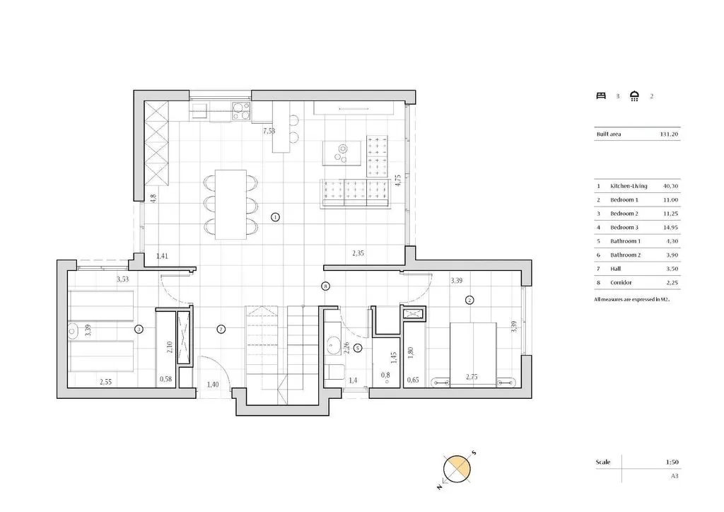 Floor Plan - New-Build Villa with Pool in Algorfa