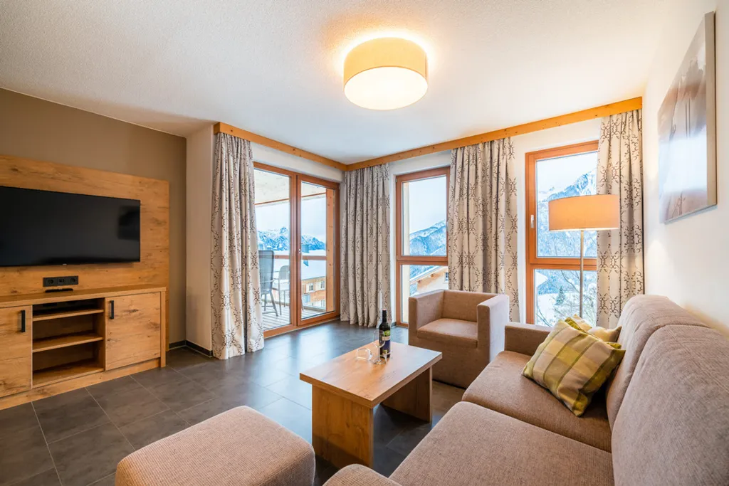 Séjour - 6-Personne Apartment with Ski Access in Bürserberg