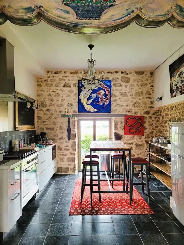 Cucina - Guesthouse & Gite with Pool in Allier