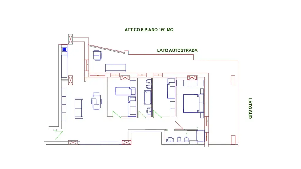 Plaan - New Penthouse with Terraces in Rende
