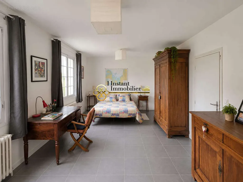 Camere da letto - Renovated House with Sea View in Carantec