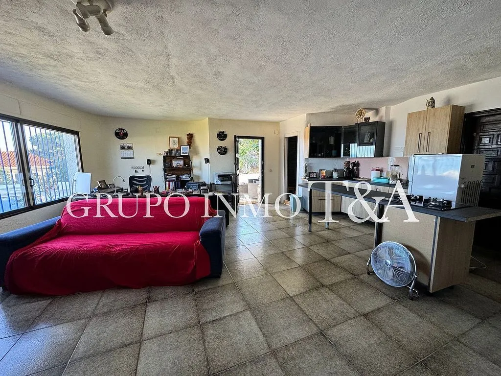 Köök - Chalet with Pool and Sea View in Las Atalayas