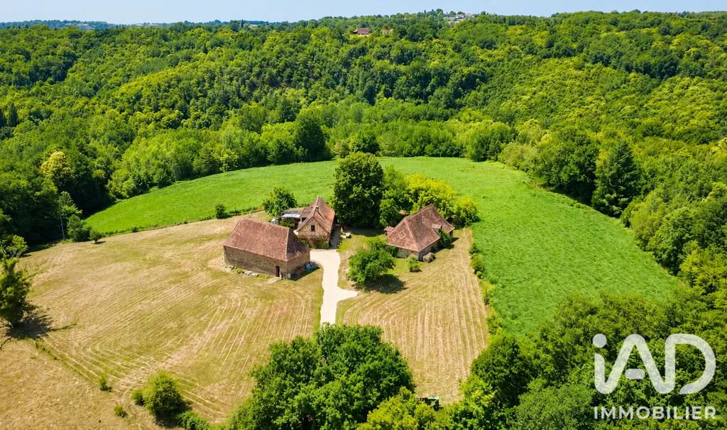 Vista aerea - Historic Domain with Garden in Périgord Vert