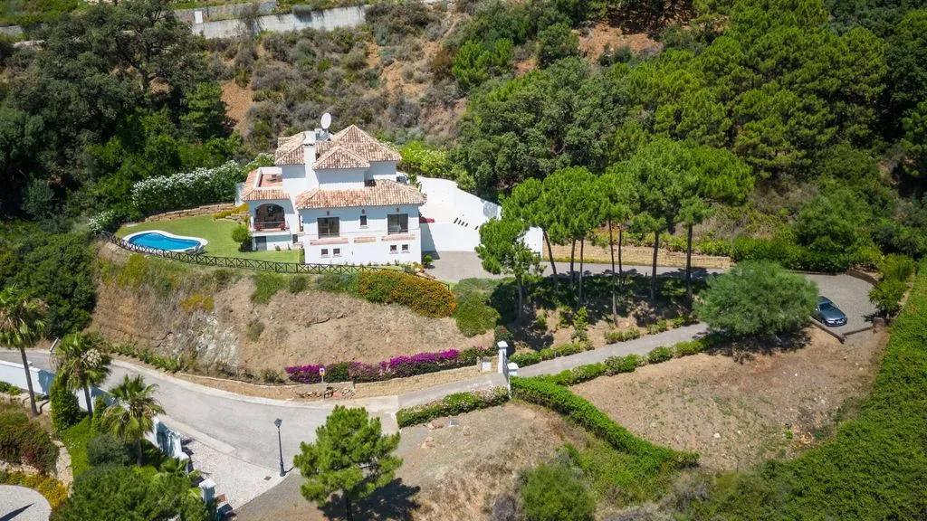 Vue aérienne - Luxury Villa with Sea Views in Benahavis