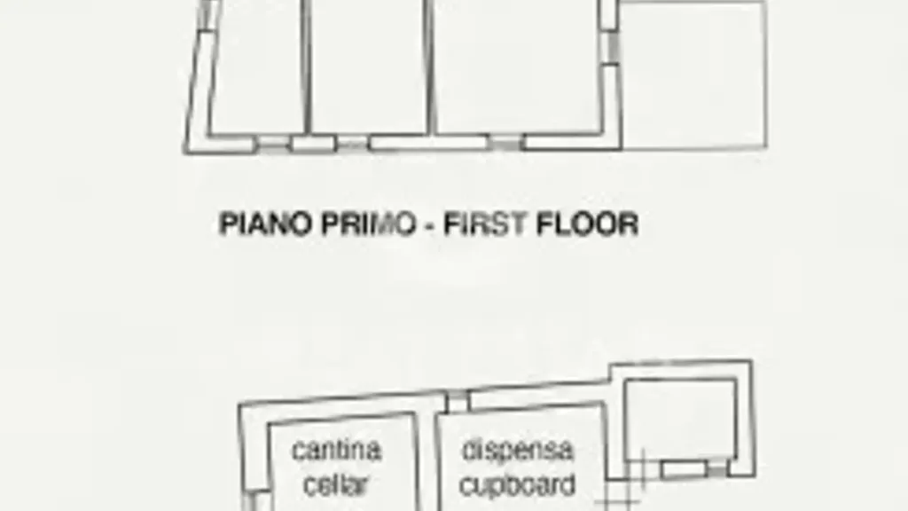 Plan - Restored 19th-Century Farmhouse with Pool in Narni
