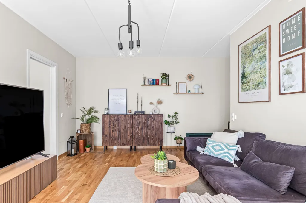 Séjour - Modern Flat with 20 m² Balcony in Uppsala