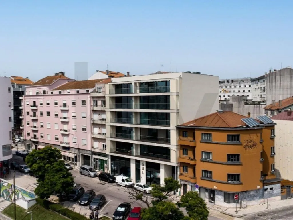 Vue aérienne - Luxury Flat with River View in Aveiro Centre