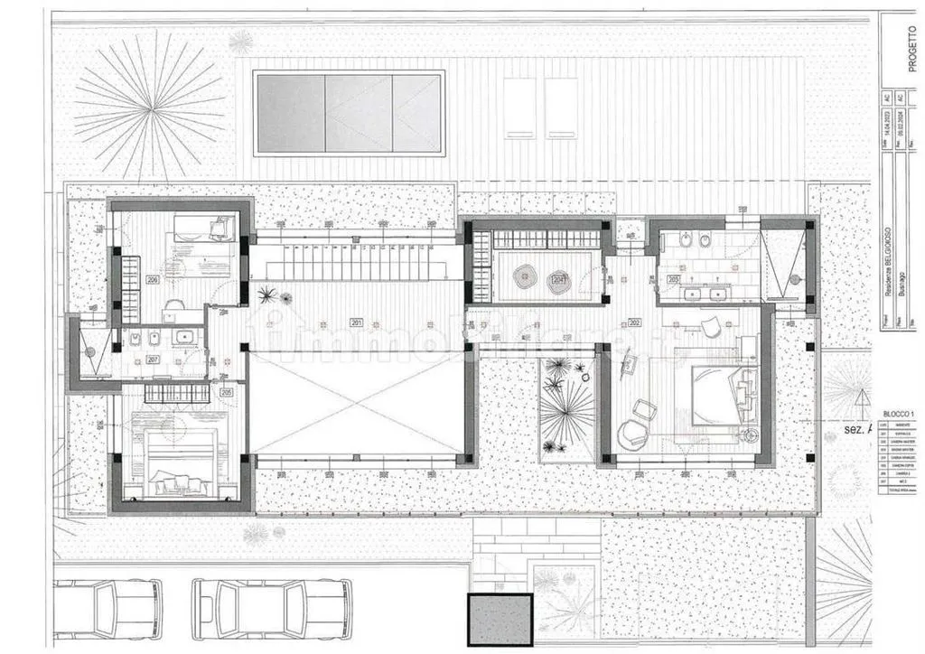 Plan - Luxury Villa with Private Garden in Busnago