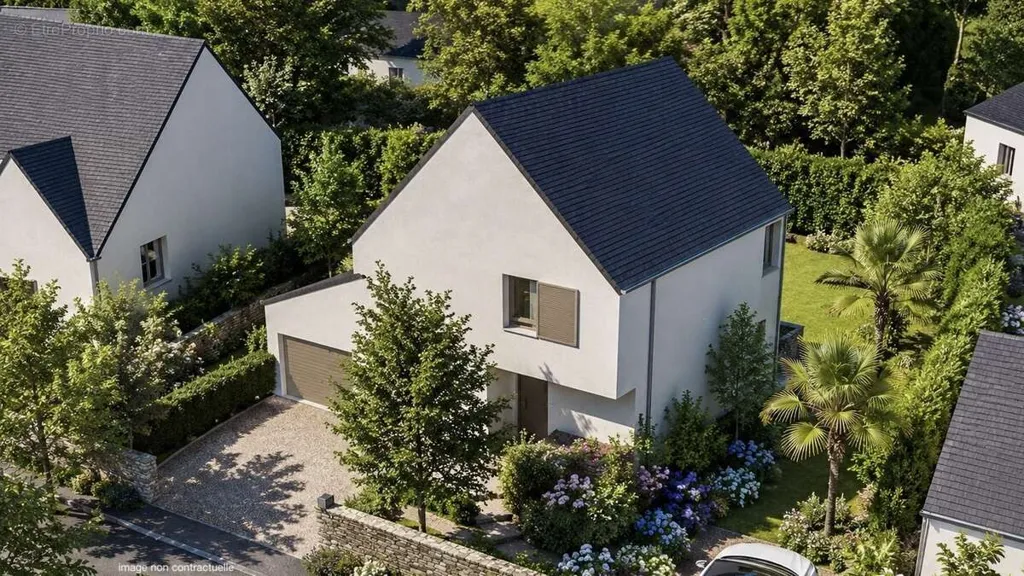 Aerial - New Build House with Seafront Proximity in Larmor-Baden