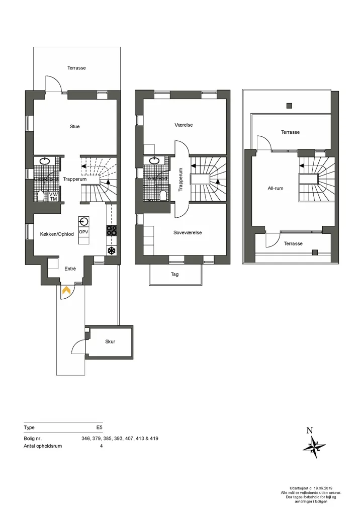 Plaan - Apartment with Terrace in Aalborg SW