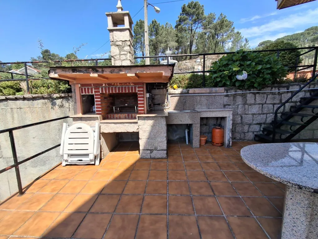 Terrasse - Chalet with Garden in Cabeza de Vaca, Ourense