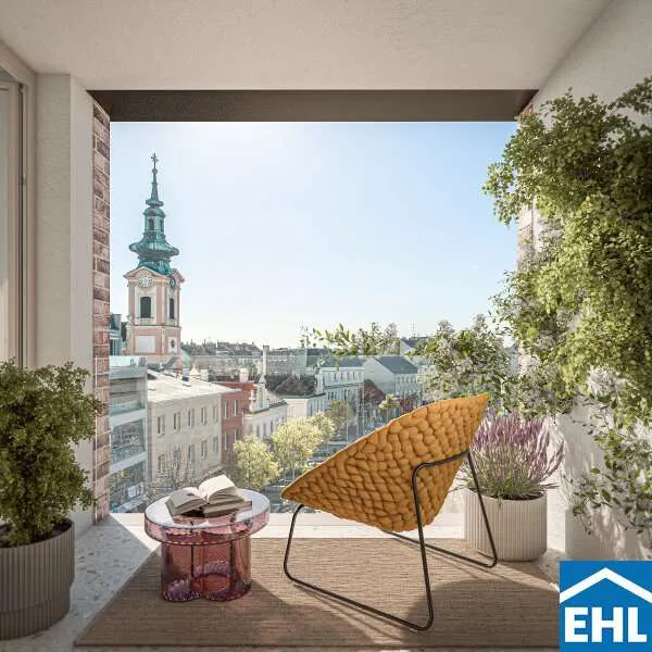 Balcon - Modern Apartment with Balcony in Schwechat Centre