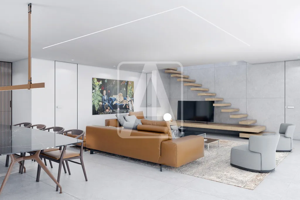Living Room - Modern Villa with Sea View in Moraira