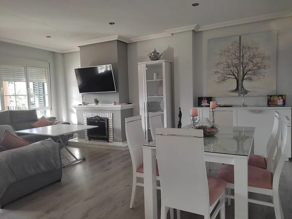 Séjour - Chalet with Pool and Terrace in Badajoz