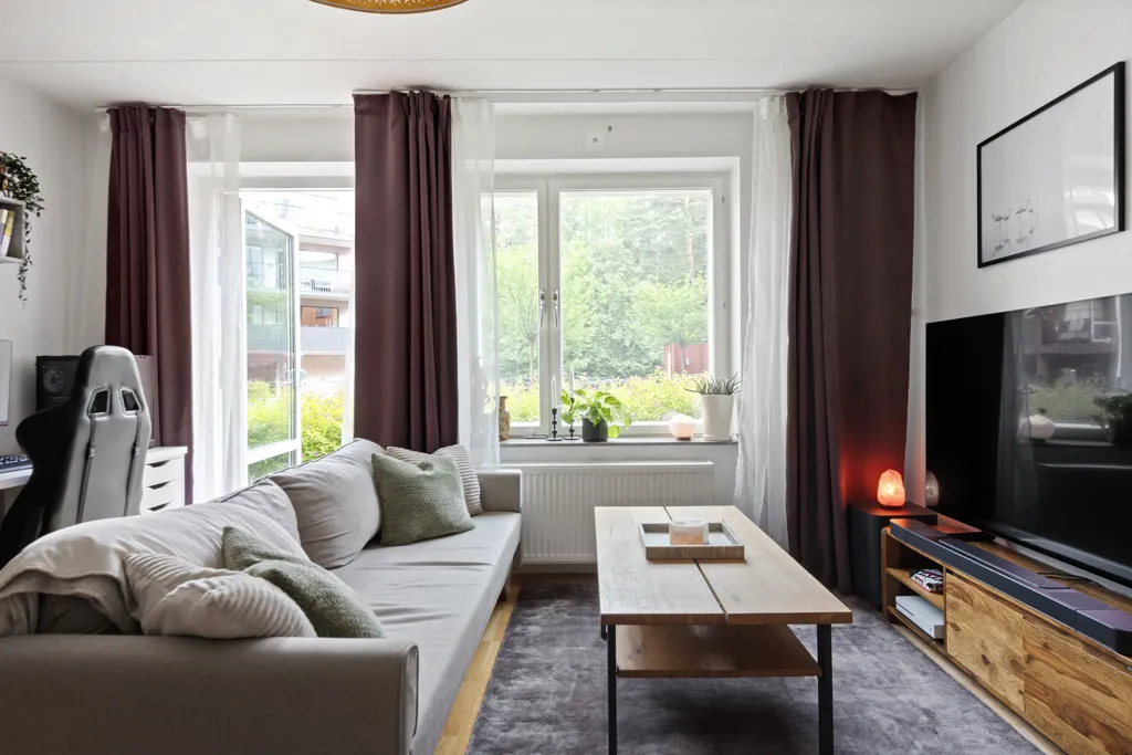 Séjour - Efficient Flat with Balcony in Stockholm