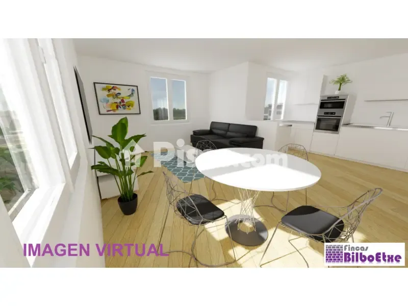 Corner Flat with River Views in La Peña