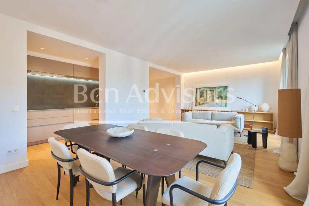 Salle à manger - Refurbished Flat with Terrace in Passeig de Gràcia
