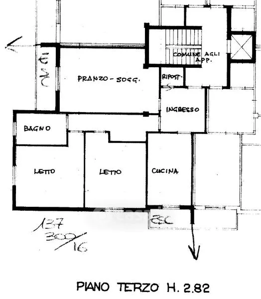 Plaan - Spacious Apartment with Balcony in Mirandola