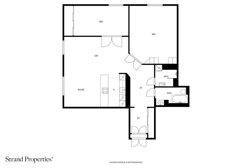 Appartement 3 pièces à FI