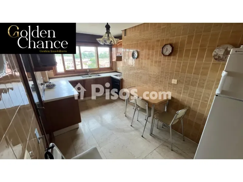 Köök - Apartment with Terrace in Central Burgos