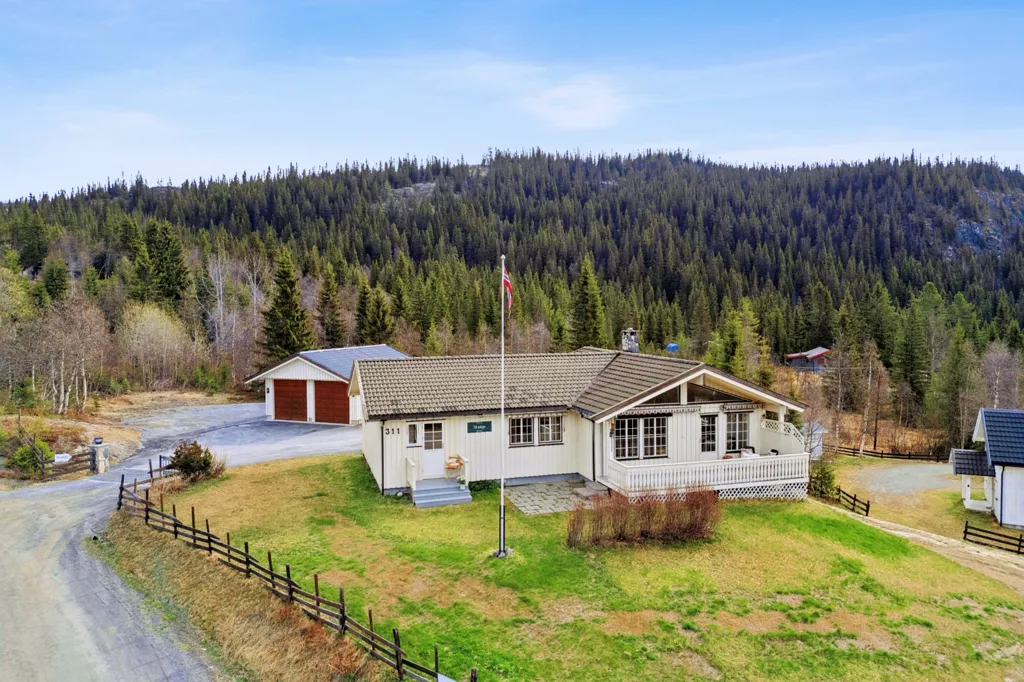Vue aérienne - Detached House with Double Garage in Stavadalen